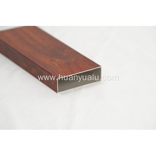 6063 wood grain aluminum extruded profile